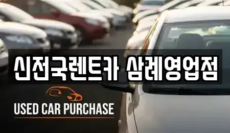 전북 익산시 왕궁면 렌트카 전문 신전국렌트카 삼례영업점