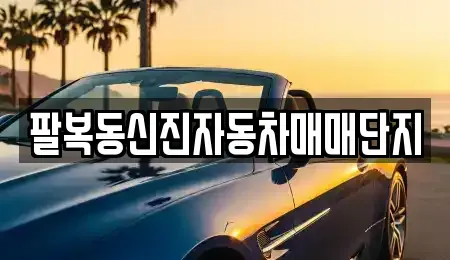 전북 전주시 중고차매매 전문 팔복동신진자동차매매단지