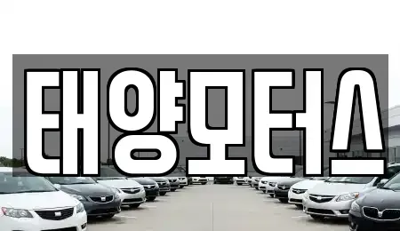 전북특별자치도 고창군 성내면 중고차 전문 태양모터스