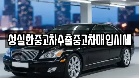 전북특별자치도 전주시 덕진구 만성동 중고차매매 전문 성실한중고차수출중고차매입시세