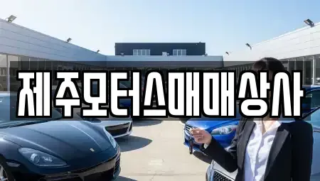 제주특별자치도 서귀포시 서호동 중고차 전문 제주모터스매매상사