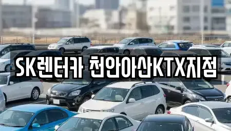 충남 천안시 서북구 불당동 장기렌트카 전문 SK렌터카 천안아산KTX지점