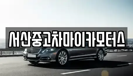 충청남도 서산시 인지면 중고차 전문 서산중고차마이카모터스