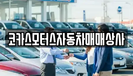충청남도 서산시 인지면 중고차매매 전문 코카스모터스자동차매매상사