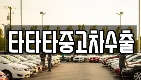 충청북도 충주시 용탄동 중고차매매 전문 타타타중고차수출
